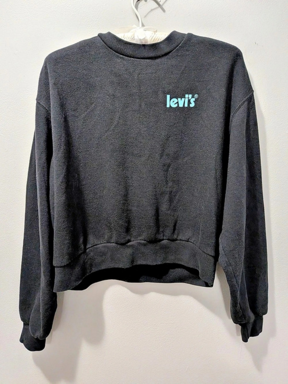 Levi's California Rainbow Sweatshirt Black Loose Fit XS